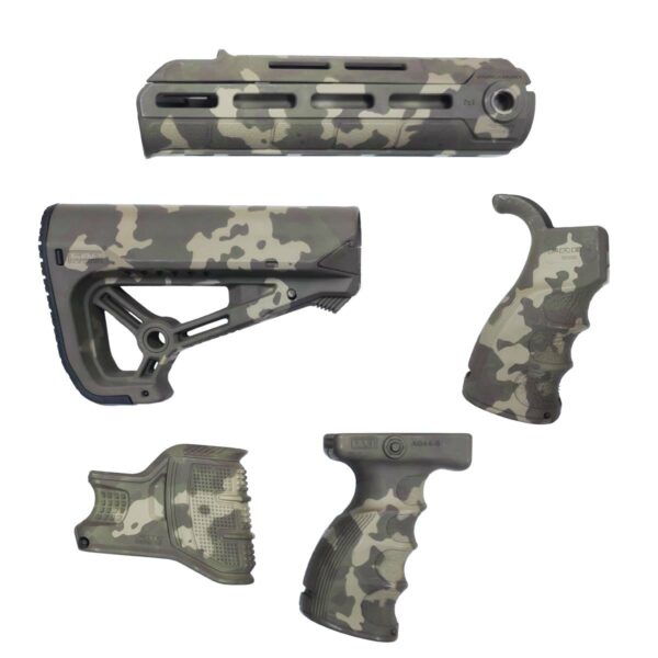 FAB Defense AR15 ceracote camo