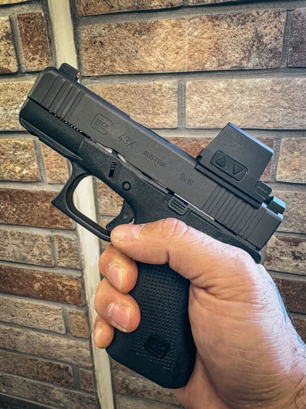 כוונת Meprolight MPO PRO-S pistol optic BULLSEYE RMSC לאקדחי גלוק 43x סלים (SLIM)